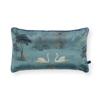 Sofakissen Kissen Darjeeling Days 55x33 cm blau -...