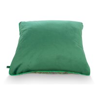 Pip Studio Sofakissen Kissen Mumbai Morning 60x60 cm grün - Dekokissen mit floralem Muster, Orientalischer Stil, Couchkissen Wohnzimmer, Geschenkidee