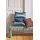 Sofakissen Kissen Mumbai Morning 60x60 cm blau - Dekokissen mit floralem Muster, Orientalischer Stil, Couchkissen Wohnzimmer, Geschenkidee