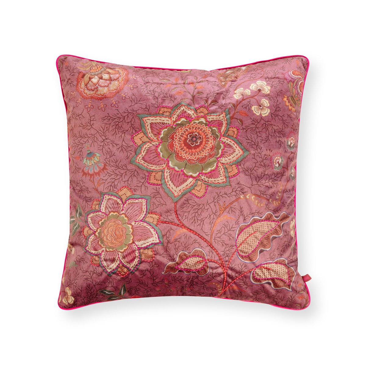 Pip Studio Sofakissen Kissen Mumbai Morning 60x60 cm pink- Dekokissen, 64,99 €