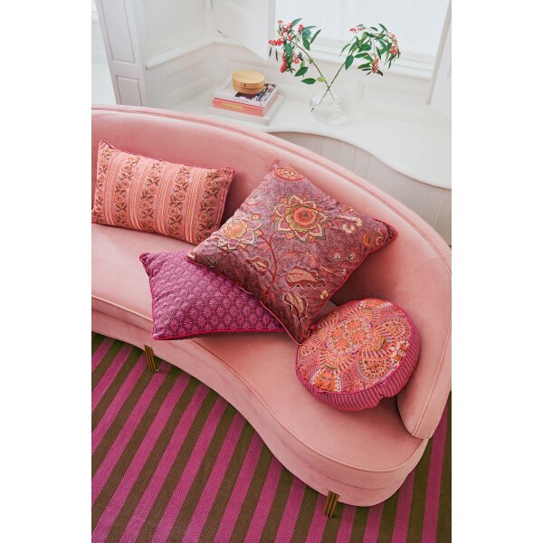 Pip Studio Sofakissen Kissen Mumbai Morning 60x60 cm pink- Dekokissen, 64,99 €