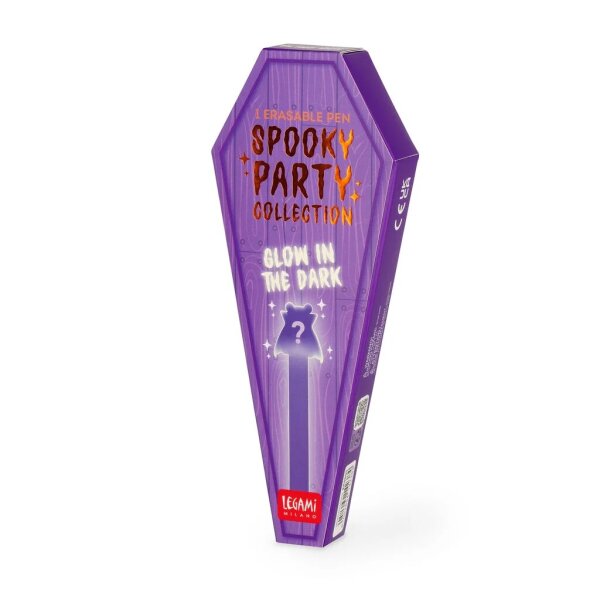 Legami Löschbarer Gelstift SPOOKY PARTY in der Blind Box - Erasable Gel Pen, Stift Halloween, Gelschreiber