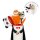 Legami 2-in-1 Mäppchen  PANDA VAMPIR "Bam-Boo" aus Silikon - Kawaii Federmäppchen Halloween, Tisch Stiftehalter, Federtasche