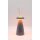Tischleuchte 3in1 NOVA – Tischlampe mit Vase & Raumduft, dimmbar, Akku, grau gesprenkelt, H:21 cm - Tischlampe, Moderner Deko Stil