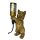 Tischleuchte Lampe Katze stehend H:18 cm antik gold Shabby Chic Look - Katzen Leuchte, Tischlampe, Moderner Deko Stil, Tierleuchte