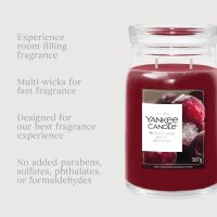 Yankee Candle Duftkerze im Glas (groß) WOODLAND SPICE - Winterkollektion - Signature Kerze mit Brenndauer bis zu 80 Stunden