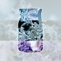 Yankee Candle Duftkerze im Glas (groß) SNOW KISSED PINE - Winterkollektion - Signature Kerze mit Brenndauer bis zu 80 Stunden