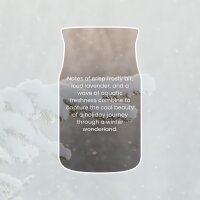 Yankee Candle Duftkerze im Glas (groß) SNOW KISSED PINE - Winterkollektion - Signature Kerze mit Brenndauer bis zu 80 Stunden
