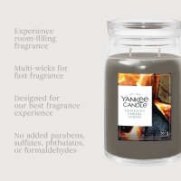Yankee Candle Duftkerze im Glas (groß) CRACKLING EMBERS - Winterkollektion - Signature Kerze mit Brenndauer bis zu 80 Stunden