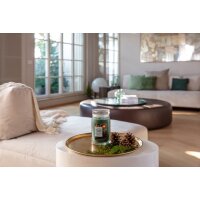 Yankee Candle Duftkerze im Glas (groß) BALSAM & CEDAR FIRESIDE - Winterkollektion - Signature Kerze mit Brenndauer bis zu 80 Stunden