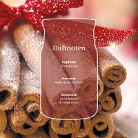 Yankee Candle Duftkerze im Glas (groß) SPARKLING CINNAMON - Winterkollektion - Signature Kerze mit Brenndauer bis zu 80 Stunden