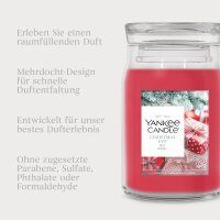 Yankee Candle Duftkerze im Glas (groß) CHRISTMAS EVE - Winterkollektion - Signature Kerze mit Brenndauer bis zu 80 Stunden