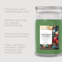 Yankee Candle Duftkerze im Glas (groß) SHIMMERING CHRISTMAS TREE - Winterkollektion - Signature Kerze mit Brenndauer bis zu 80 Stunden