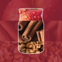Yankee Candle Duftkerze im Glas (groß) RED APPLE WREATH - Winterkollektion - Signature Kerze mit Brenndauer bis zu 80 Stunden