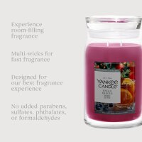 Yankee Candle Duftkerze im Glas (groß) JINGLE MINGLE - Limited Edition - Signature Kerze mit Brenndauer bis zu 80 Stunden