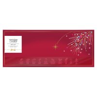 Yankee Candle Gift Set Geschenkbox mit 10 Teelichter und 1 Kerzenhalter - Geschenkset Weihnachten