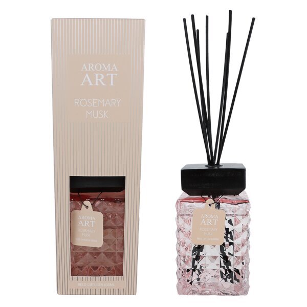 Raumduft XL Diffuser Aroma Art Rosmarin-Moschus 800 ml  - Lufterfrischer, Parfüm, Duftstäbchen, Luxus Raum Duft, Verdunster