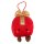 Baumschmuck Plüsch Geschenke (2er Set) D:10 cm mit Augen und Beinen - kuschelige Baumkugel, Weihnachtsdeko, Christbaumschmuck, Weihnachten