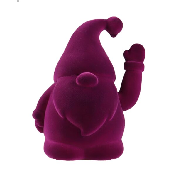 Winkefigur Wichtel Beere H:17 cm, Wichtelfigur Beflockt...