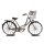 Dekofigur Fahrrad 56x35 cm aus antikem Metall - Skulptur für Haus und Garten, Gartendeko Fahrradfahrer, Metalldeko