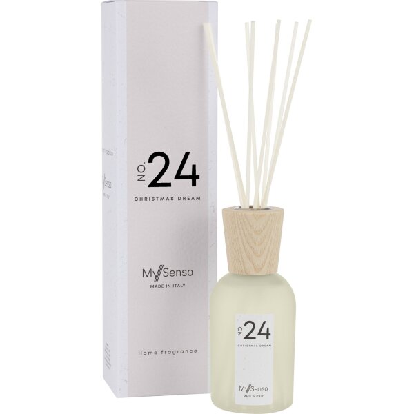 Raumduft Diffuser My Senso N°24 Christmas Dream 240 ml  - Premium Diffusor - Lufterfrischer, Duftstäbchen, Raum Duft, Verdunster