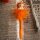 Legami Leuchtender Kugelschreiber PUMPKIN BUNNY orange mit schwarzer Tinte - Halloween Stift Büro & Schule, Hase mit Kürbis