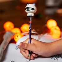 Legami Squishy Bleistift Squeezies MUMMY CAT Nine lives later - Stift zum Drücken & Quetschen - Zombiekatze, Anti-Stress-Bleistift