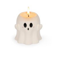 Legami Duftkerze GHOST Halloween mit Amber Night Duft - Kerze im Keramiktopf, Geisterkerze