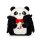 Legami Super Soft Mini Kuscheltier VAMPIR PANDA Bam-Boo! - Plüschtier Halloween freistehend, Kissen super weich und flauschig, Kuschelkissen Pandabär