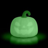 Legami Kürbis Touch Nachttischlampe Halloween aus Silikon - Soft Dreams - wiederaufladbares LED-Licht mit Touchfunktion und Farbwechsel