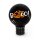 Legami Deko Tischlampe in Glühbirnenform Pumpkin Boo - Bulb Fiction XL - Tisch Lampe Halloween, Schreibtischlampe, Dekoration