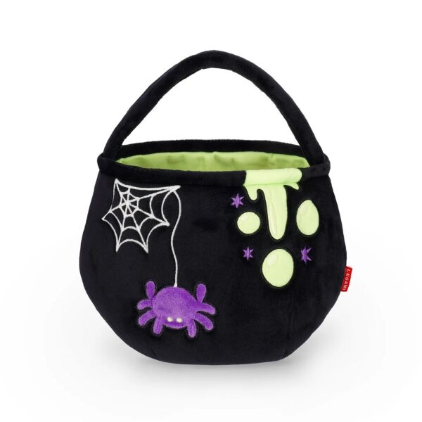 Legami Halloween Tasche Korb für Süßes oder Saures - Trick or Treat - Süßigkeitenbeutel in Form eines Zaubertrankkessels mit Griff