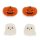 Legami Halloween Set aus 4 Mini-Haarclips - Clip Me Up! - Mini-Haarspange Kürbis und Geist mit Glow-Effekt, Haar Accessoire für Mädchen
