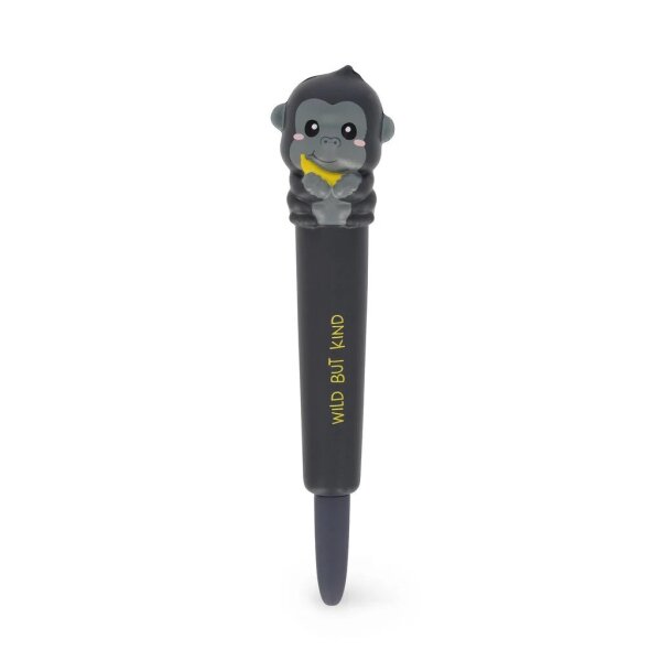 Legami Squishy Gelstift Squeezies GORILLA - Gel Pen zum Drücken & Quetschen - Stift, Schreibstift, Gelschreiber Affe