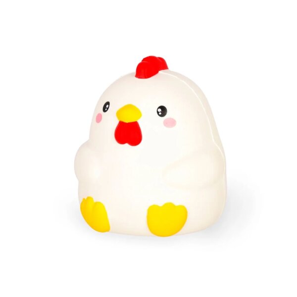 Legami Anti Stress Ball Squishy Henne mit Erdbeer Duft - Stress Less - Antistressball Huhn, Stress Figur, Squeeze Bälle, Stressabbau, Handtrainer