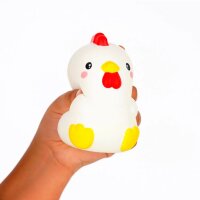 Legami Anti Stress Ball Squishy Henne mit Erdbeer Duft - Stress Less - Antistressball Huhn, Stress Figur, Squeeze Bälle, Stressabbau, Handtrainer
