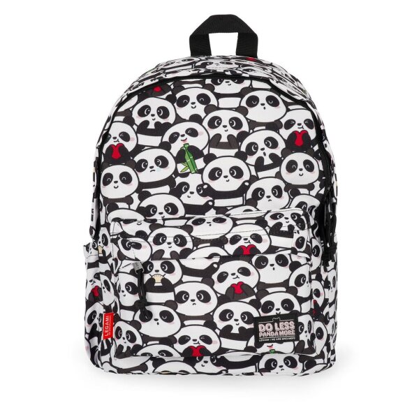 Legami Rucksack PANDA - My backpack - aus Polyester - Schultasche, Schulrucksack, für Schule & Freizeit