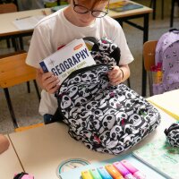 Legami Rucksack PANDA - My backpack - aus Polyester - Schultasche, Schulrucksack, für Schule & Freizeit