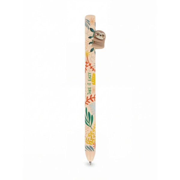 Legami Kugelschreiber Free Hugs FAULTIER - Druckkugelschreiber mit Tier Deko, Stift , Schreibstift, Kuli