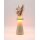 Tischleuchte 3in1 NOVA – Tischlampe mit Vase & Raumduft, dimmbar, Akku, jade, H:21 cm - Tischlampe, Moderner Deko Stil