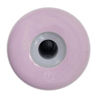 Tischleuchte 3in1 NOVA – Tischlampe mit Vase & Raumduft, dimmbar, Akku, rosa, H:21 cm - Tischlampe, Moderner Deko Stil