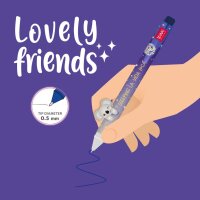 Legami Gelstift Lovely Friends KOALA - Gel Pen mit abnehmbarer Tier Deko, Stift , Schreibstift, Gelschreiber Bär