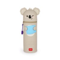 Legami 2-in-1 Mäppchen KOALA aus Silikon - Kawaii Federmäppchen Koalabär, Tisch Stiftehalter, Federtasche