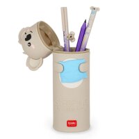 Legami 2-in-1 Mäppchen KOALA aus Silikon - Kawaii Federmäppchen Koalabär, Tisch Stiftehalter, Federtasche