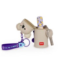 Legami Münztasche mit Schlüsselanhänger Mini Kawaii KOALA - Schlüssel Anhänger mit Aufbewahrungsbox, Schlüsselbund Koalabär