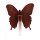 Dekofigur Schmetterling im Rost Design mit Vase, Rostfigur für den Garten, Gartendeko, Metall