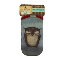 Grumpy Owl Media Sleeve - coole Schutzhülle für iPhone 4-5S, iPod Touch uvm. von Santoro London