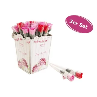 Seifenrosen in Rosa und Rot